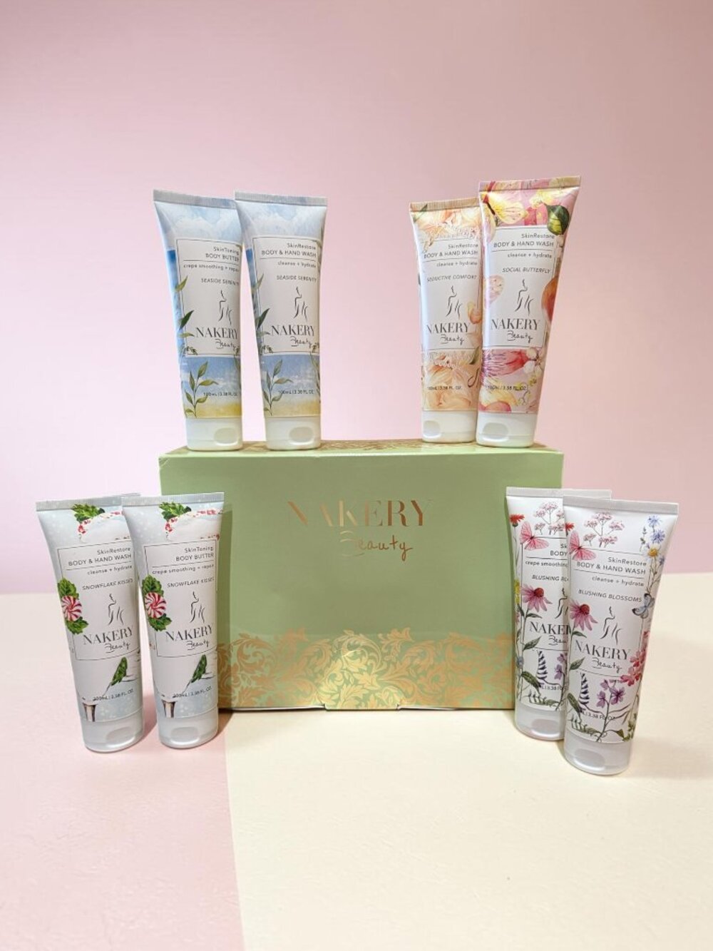 Nakery Beauty Set of 8 Skin Care Products - NEW